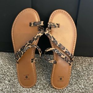 Leopard Sandal